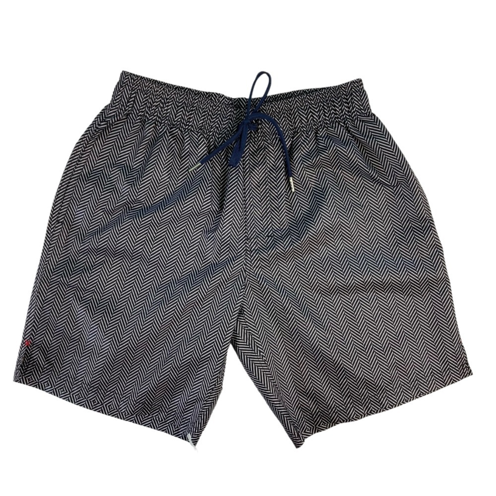 2(X)IST‎ Black & White Swim Trunks (Size M)